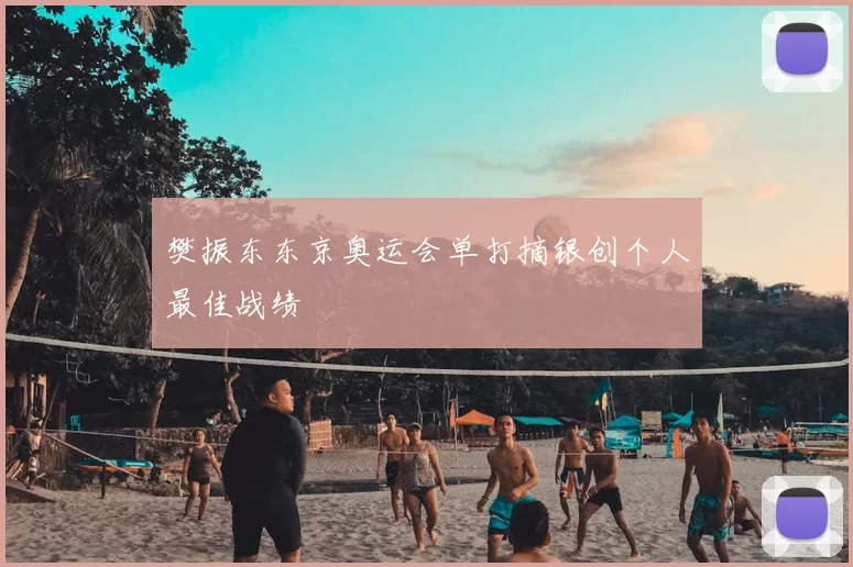 樊振东东京奥运会单打摘银创个人最佳战绩